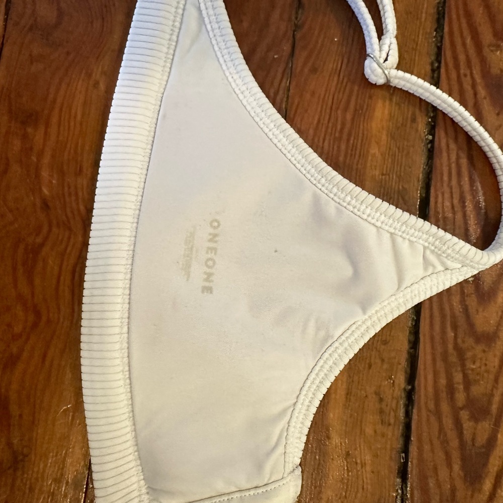 white one one bikini